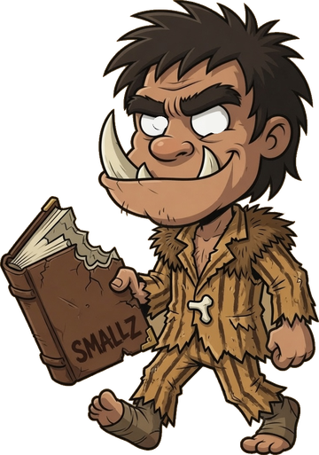 Smallz, the YKS caveman mascot